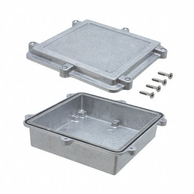 ANS-3825 by Bud Industries - BOX ALUM NAT 6.378""L X 6.378""W
