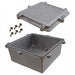 ANS-3827 by Bud Industries - BOX ALUM NAT 6.378""L X 6.378""W