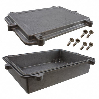ANS-3829 by Bud Industries - BOX ALUM NAT 7.953""L X 5.582""W