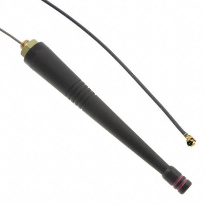 ANT-2.4-PW-QW-UFL by Linx Technologies Inc. - RF ANT 2.4GHZ WHIP STR CAB PAN