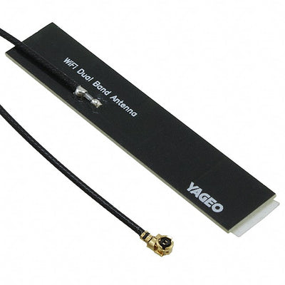ANTX100P001B24553 by Pulse Electronics - RF ANT 2.4GHZ/5.5GHZ FLAT PATCH