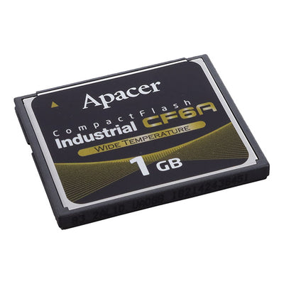 AP-CF001GRBNS-ETNRG by Apacer Memory America - MEMORY CARD CF6A 1GB SLC IND