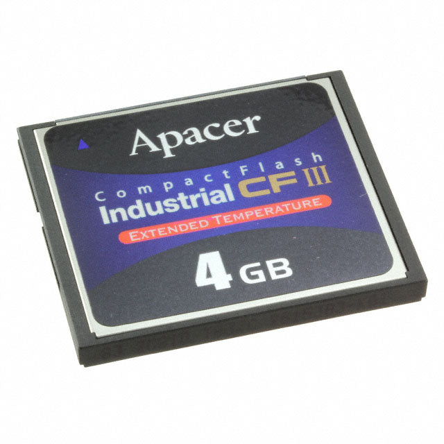AP-CF004GE3NR-ETNDNRQ by Apacer Memory America - MEMORY CARD COMPACTFLASH 4GB SLC