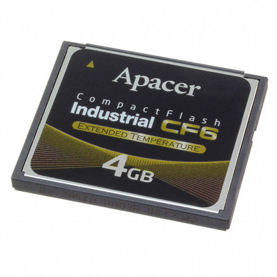 AP-CF004GRANS-ETNRC by Apacer Memory America - MEM CARD COMPCTFLSH 4GB CL10 SLC