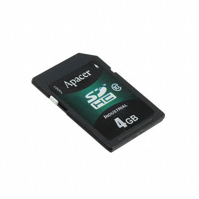AP-ISD04GCS4A-3T by Apacer Memory America - MEMORY CARD SDHC 4GB SLC