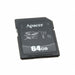 AP-ISD064GIA-1CTM by Apacer Memory America - MEM CARD SDHC 64GB CLASS 6 MLC