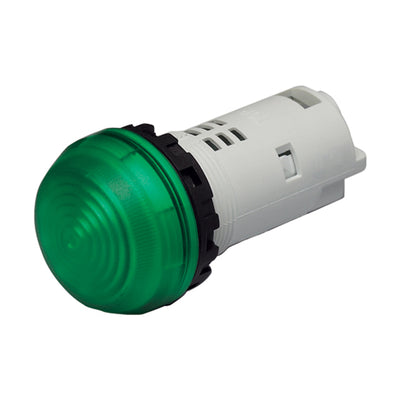AP22M-2Q4G by IDEC - LED PANEL INDICATOR GRN 24V IP66