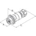 RJF7PE2G15100BTX by Amphenol Socapex - CABLE MOD 8P8C JACK-PLUG 4.92