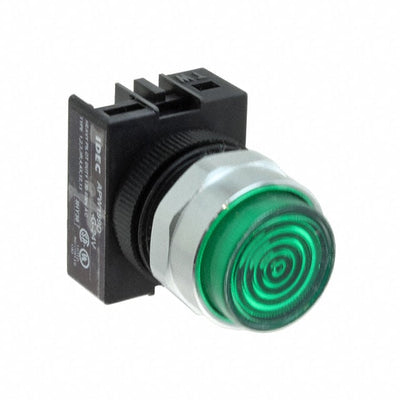 APW199D-G-24V by IDEC - LED PANEL INDICATOR GREEN 24V