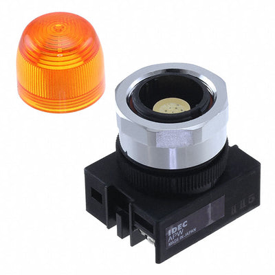 APW299D-A-120V by IDEC - LED PANEL INDICATOR AMBER 120V