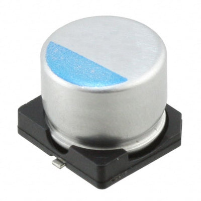 APXE6R3ARA391MH70G by Chemi-Con - ALUMIN CAP POLY 390UF 20% 6.3V SMD