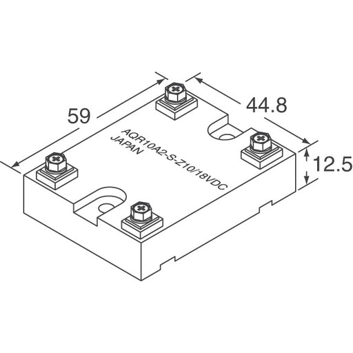 AQR20A2-S-Z18/28VDC by Panasonic Electric Works - SOLIDSTATE RELAY SPST-NO 20A 75-250V
