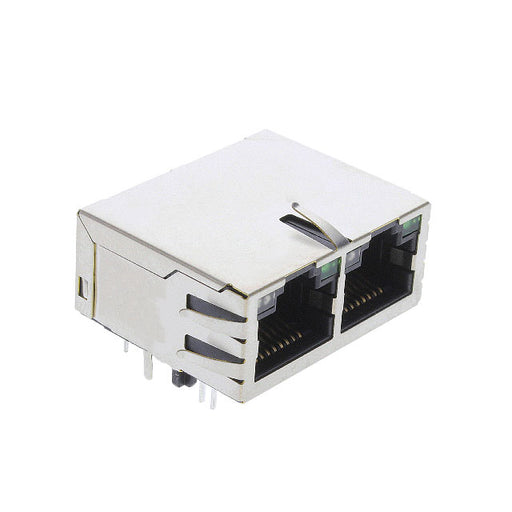 ARJ-202 by Abracon LLC - CONNECTOR JACK 2PORT 1000 BASE-T PCB