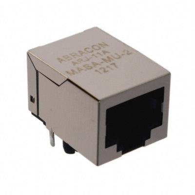 ARJ11A-MASJ-MU2 by Abracon LLC - CONNECTOR JACK 1PORT 10 BASE-T PCB