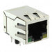 ARJ11B-MBSAI-A-B-EMU2 by Abracon LLC - CONNECTOR JACK 1PORT 100 BASE-T PCB