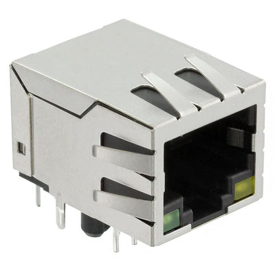 ARJ11E-MBSA-A-B-EM2 by Abracon LLC - CONNECTOR JACK 1PORT 1000 BASE-TX PCB