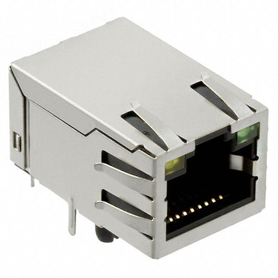 ARJC01-111002AR by Abracon LLC - CONNECTOR JACK 1PORT 100 BASE-TX PCB