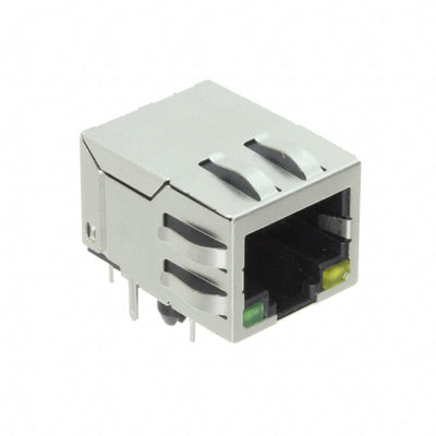ARJM11A1-809-AB-EW4 by Abracon LLC - CONNECTOR JACK 1PORT 2.5G BASE-T PCB