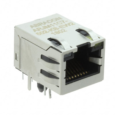 ARJM11C7-502-AB-EW2 by Abracon LLC - CONNECTOR JACK 1PORT 1000 BASE-T PCB