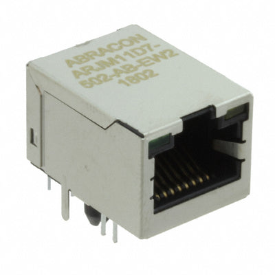 ARJM11D7-502-AB-EW2 by Abracon LLC - CONNECTOR JACK 1PORT 1000 BASE-T PCB