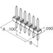22284080 by Molex - CONNECTOR HEADER VERT 8POS 2.54MM