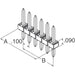 22284181 by Molex - CONNECTOR HEADER VERT 18POS 2.54MM