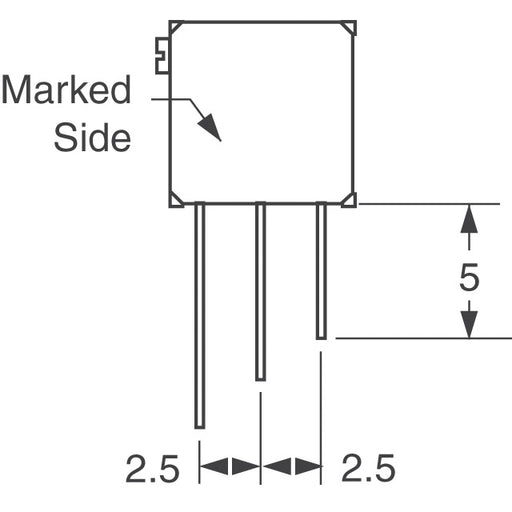 CT-94X-200 by Vishay Beyschlag/Draloric/BC Components - TRIMMER 20 OHM 0.5W PC PIN SIDE