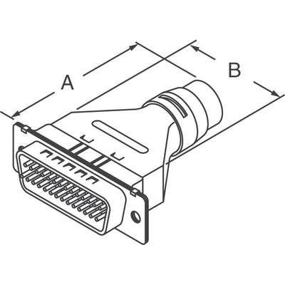 747515-2 by TE Connectivity AMP Connectors - CONNECTOR D-SUB PLUG 9POS IDC