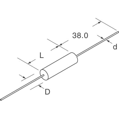 OX150KE by Ohmite - RESISTOR 15 OHM 10% 1W AXIAL