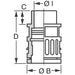 969803-5 by TE Connectivity Raychem Cable Protection - CONNECTOR TUBING STRAIGHT 28.5MM BLK