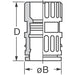 2-969813-5 by TE Connectivity Raychem Cable Protection - CONNECTOR TUBING CONNECTION 23 BLACK