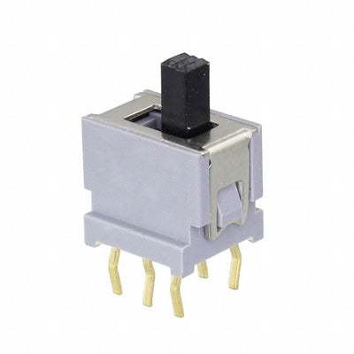 AS2N-2M-10-Z by Nidec Components Corporation - SWITCH SLIDE DPDT 50MA 48V