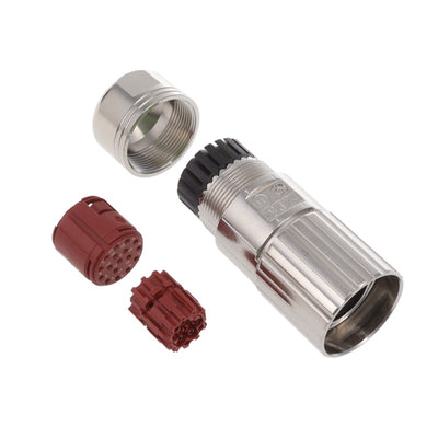 ASA623N00390235000 by TE Intercontec - CONNECTOR PLG HSG FMALE 17POS INLINE