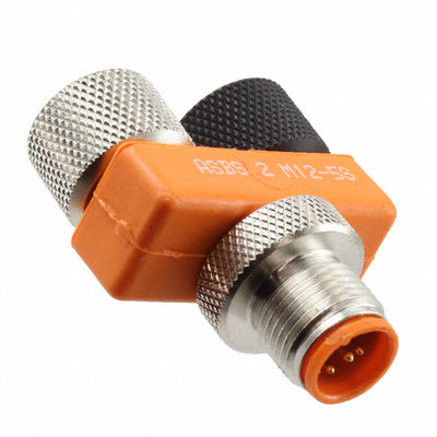 ASBS 2 M12-5S by Lumberg Automation - CONNECTOR Y-ADPT 5P-4/4P M-F/F INLINE