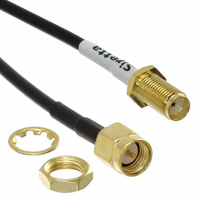 ASMA010X174S11 by Siretta Ltd - CABLE ASSY SMA JACK TO PLUG 3.937