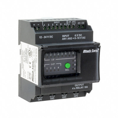 ASR-E24DC by Altech Corporation - I/O MODULE 8 DIGITAL 4 SS 12-24V