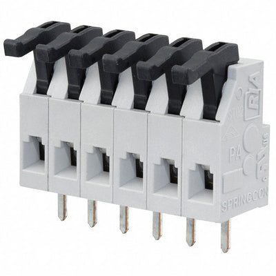AST0250604 by METZ CONNECT USA Inc. - TERM BLK 6POS SIDE ENTRY 5MM PCB