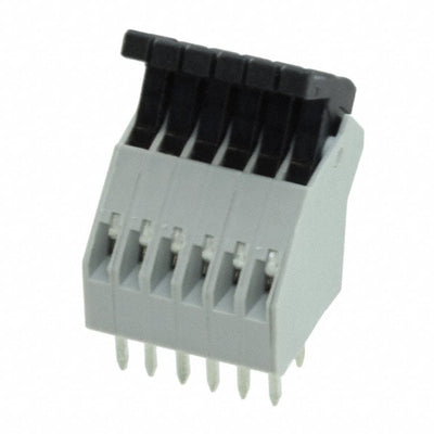 AST0410604 by METZ CONNECT USA Inc. - TERM BLOCK 6POS 45DEG 2.5MM PCB