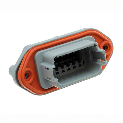 AT04-12PA-PM14 by Amphenol Sine Systems Corp - CONNECTOR RECPT HSG 12POS PANEL MNT