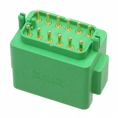 AT04-12PC-BM01 by Amphenol Sine Systems Corp - CONNECTOR HEADER VERT 12POS