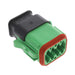 AT06-08SC-SR2GN by Amphenol Sine Systems Corp - CONNECTOR PLUG HSG 8POS 14-20AWG