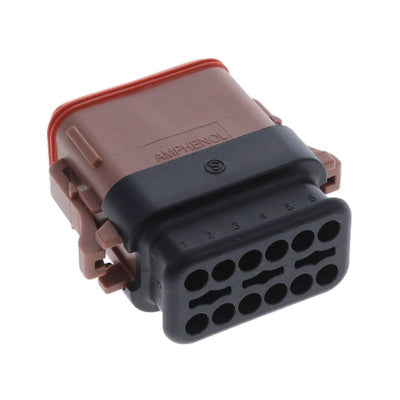 AT06-12SD-SRBR by Amphenol Sine Systems Corp - CONNECTOR PLUG HSG 12POS 14-20AWG