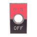 AT202 by NKK Switches - ON-OFF PLATE FOR 12MM BUSHING