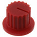 AT3009C by NKK Switches - ROTARY KNOB NR01 RED FLANGE