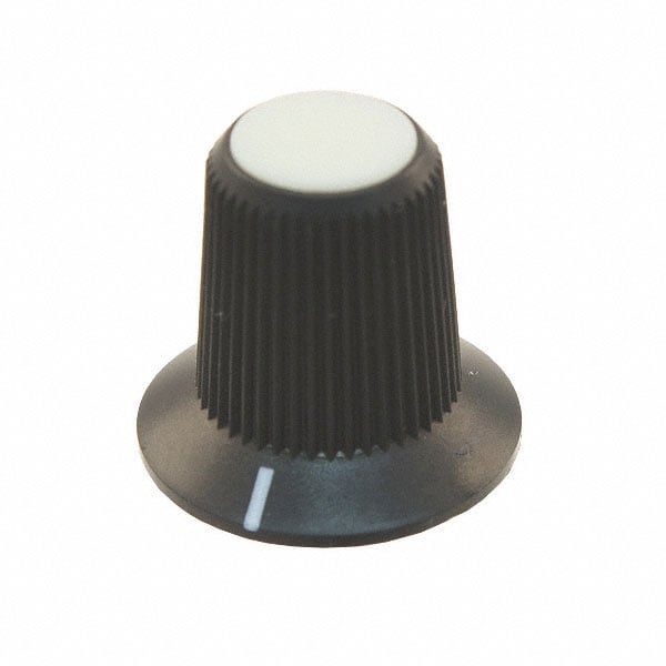 AT4103B by NKK Switches - SWITCH KNOB SMALL ROTARY WHITE