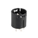 AT716 by NKK Switches - SINGLE POLE SOLDER LUG ADAPTER F