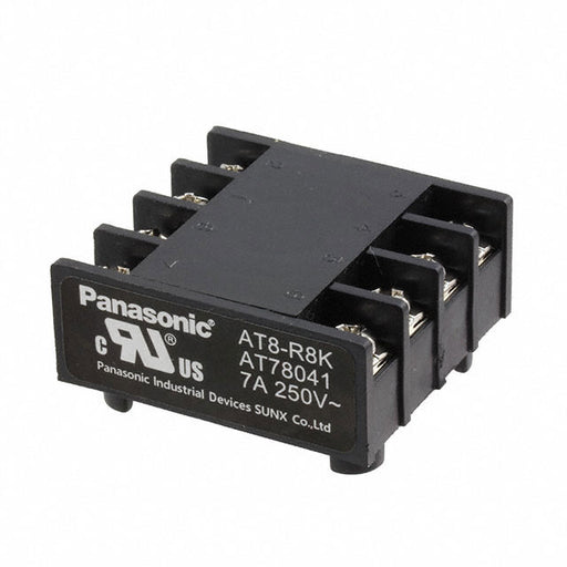 AT78041 by Panasonic Industrial Automation Sales - RELAY SOCKET 8 POS FREE HANGING