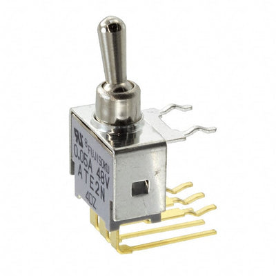ATE2D-6M3-10-Z by Nidec Components Corporation - SWITCH TOGGLE DPDT 50MA 48V
