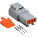 ATM04-3P-KIT01 by Amphenol Sine Systems Corp - CONNECTOR RECPT 3POS CRIMP 16-22AWG