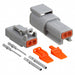 ATM2PS-CKIT by Amphenol Sine Systems Corp - CONNECTOR PLUG&RCPT 2P CRIMP 16-22AWG